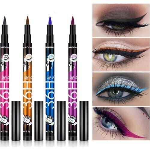 4 Colors 36H Eyeliner Pencil Waterproof Pen Precision Long-lasting Liquid Eye Liner Smooth color eye liner Make Up Tools hotsale