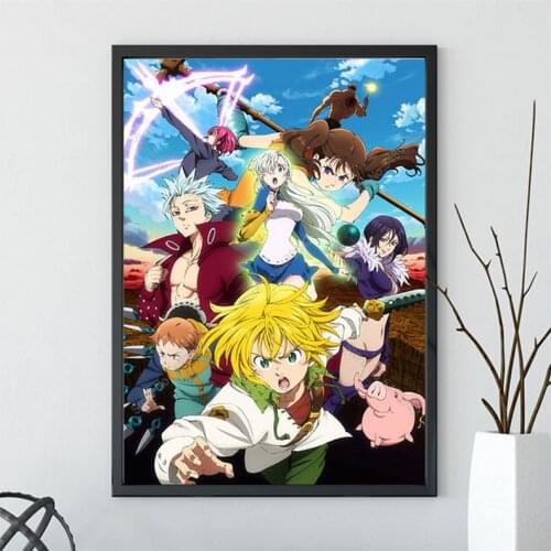 5D Diamond Painting THE Seven Deadly Sins Round/square Cross Stitch Diamond Picture diy Diamond Embroidery Home Decor