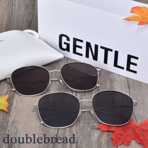 Korea Brand Designer GENTLE Sunglasses Doublebread sunglasses women men Leisure travel Round Glasses with original packing box
