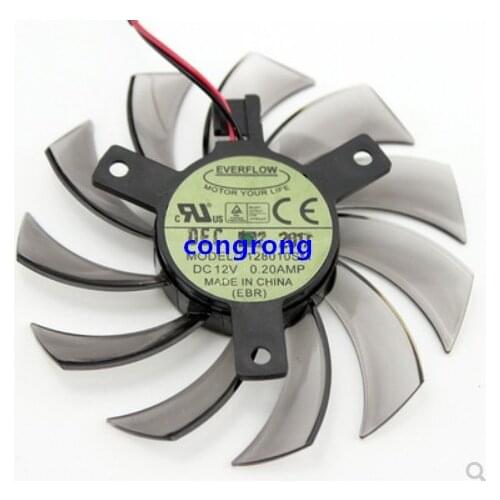 T128010SM 75mm 4P 3Pin 2Pin Cooler Fan Replace For Gigabyte GTX580 GTX670 560TI R9 280X HD5870 5770 N470SO N580UD Graphics Card