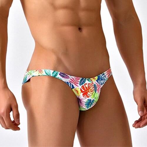Half-Hip Mens Swim Briefs Low Waist Bikini Swimwear Swiming Trunks For Man Sexy Gay Swimsuit Bath Suit Beach Shorts Desmiit 2021