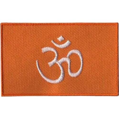 Hinduism Embroidery Patches Made by Twill with Flat Broder and Iron On Backing free shipping by Post
