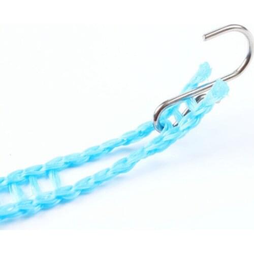 Non-slip windproof clothesline fence type clothesline quilt rope 5 meters clothesline outdoor travel clothesline