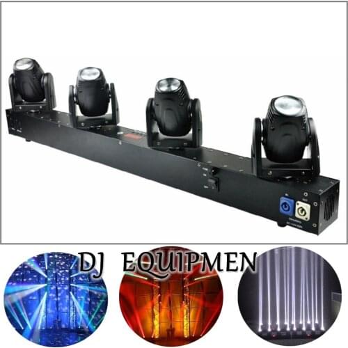 DJ equipment 4 Heads 60W Led Mini Beam Moving Head Light Professional Stage DJ Lighting DMX Controller Disco Projector Lasers