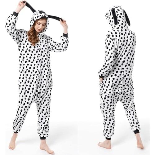 Pijamas De Mujer Onesies for Adults Women Flannel Animal Cartoon Sleepwear Unisex Couple Pajama Christmas Party Cosplay Costume