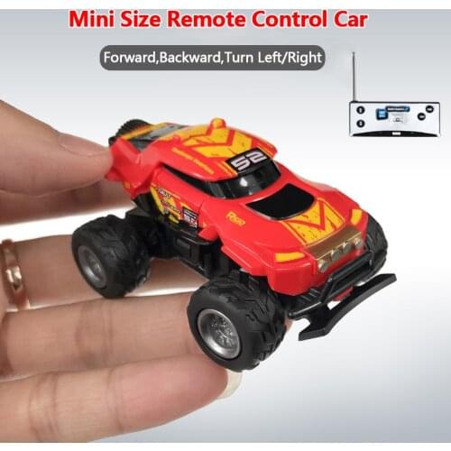 1:58 Mini Size Wireless Radio Control Off-road Car One Key Start All Ruund Drive Deep Grain Rubber Tires Electric RC Toy For Kid