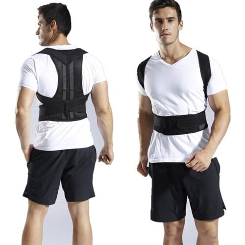Adjustable Back Waist Position Posture Corrector Unisex Back Support Shoulder Lumbar Brace Back Belt Vest Corrector Sport Safety