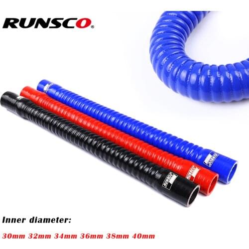 Id 30 32 34 36 38 40mm Silicone Flexible Hose Radiator Tube Air Intake High Pressure Rubber Joiner Pipe For BMW