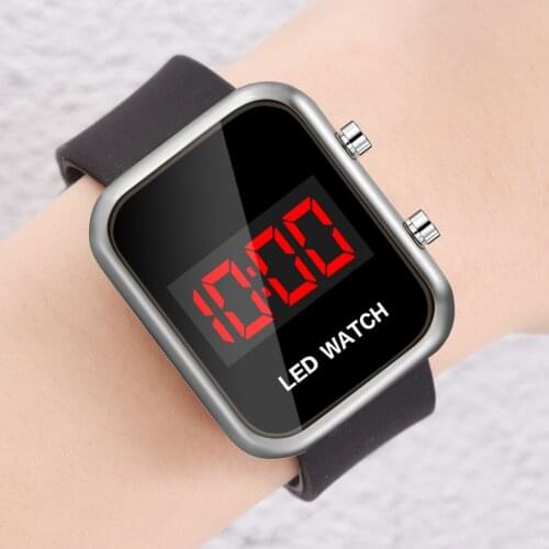 Sport Digital Watch Men Women LED Watch Silicone Electronic Watch Silicone Strap LED Electronic Men Wristwatch Relogio Kids