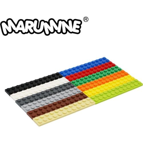 MARUMINE Plate 2 x 12 Building Block 2445 Base Plate 30 PCS City Creator MOC Bricks Classic Bricks Construction Educational Toys