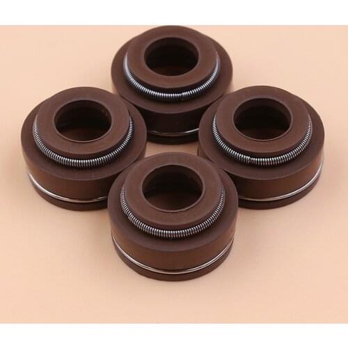 4Pcs/lot Valve Stem Seal Fit HONDA GX390 GX340 GX270 GX240 188F 190F 5KW-6.5KW Engine Motor Generator 12209-ZE8-003