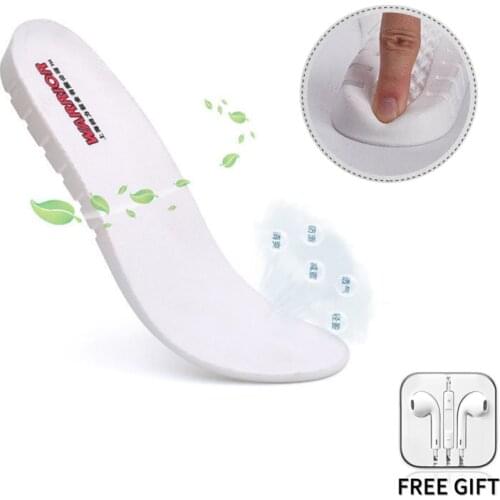 4pairs Insole Size 35-44 For Men And Women Breathable Non-slip Wear-resistant Sports Shoe Pad Height-increasing Shoe Insole Pad