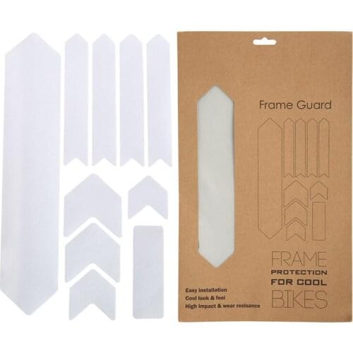 3D Road Bicycle Paster Frame Scratch-Resistant Protector MTB Bike Best Glue Removeable Stickers Anti-Skid Push Guard Frame Cover