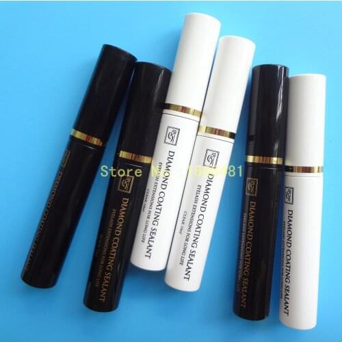 Diamond Clear/Black Coating Sealant to Keep Eyelash Extension Long Life Coating Mascara