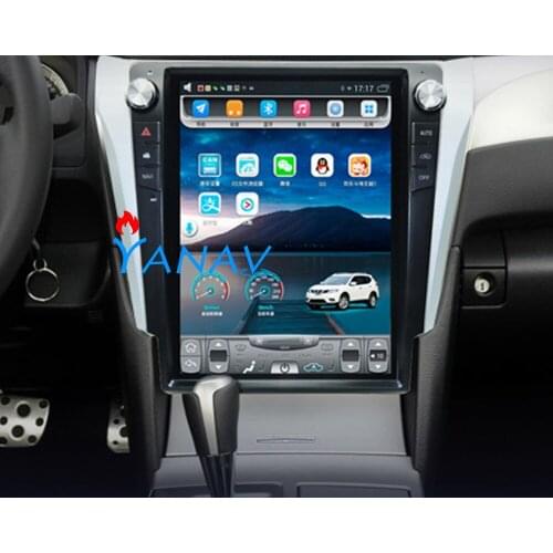 Tesla Vertical Screen GPS Navigation For Toyota-Camry 2012-2016 PX6 Vertical Tesla Radio Screen Car HD Multimedia Player Stereo