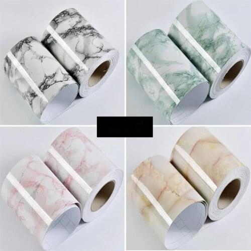 Beibehang Baseboard wall tiling waist line decoration self-adhesive paper living room floor line door frame wood grain sticker