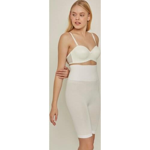 C & City Women High Waist Long Corset 3200