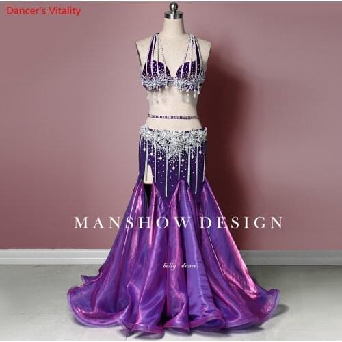 Belly Dance Costume Sexy Costume New Shiny Fringed Fairy Fairy Dress Oriental Dance Dance Performance Costume
