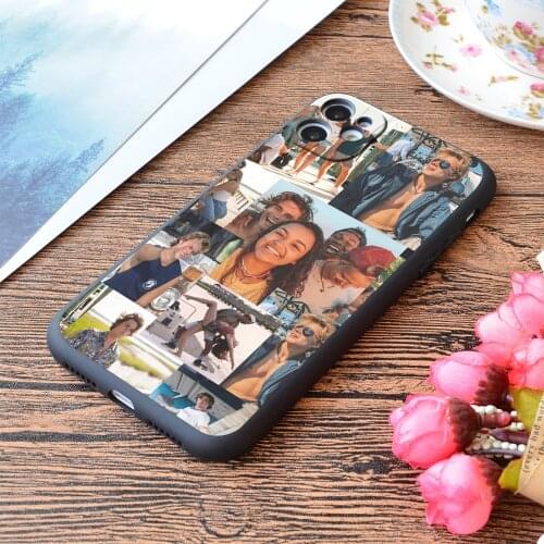 For iPhone Outer Banks Collage Print Soft Matt Apple iPhone Case