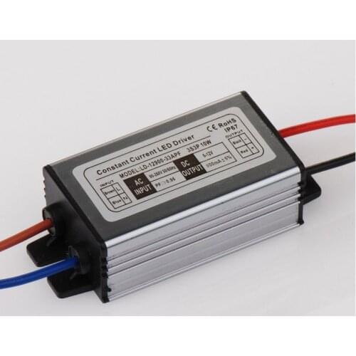 Fedex Free shipping 50pcs/lot led power supply 10W 90-260V waterproof IP67 constant current long life span RoHS CE