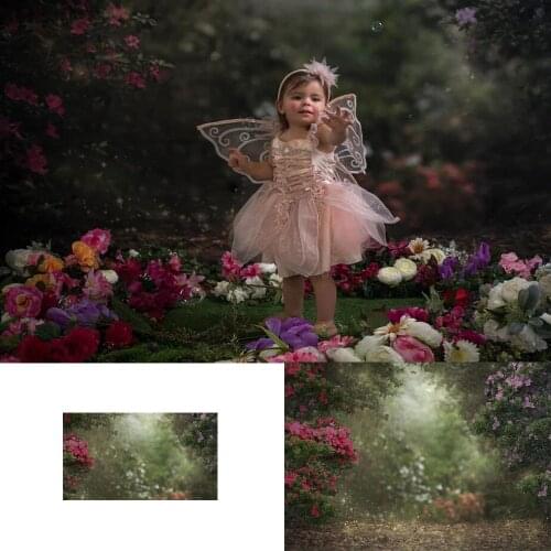 Fantasy forest photography background newborn kids portrait photo shoot background for photographic studio jungle safari jungle