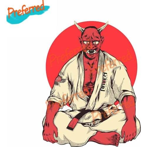 Creative Decals Exterior Accessories Jiu-Jitsu Monster Blue Waterproof Car Stickers Decal Bumper Personality Graphics