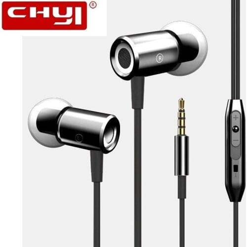 Metal Magnetic Suction Earphone with Volume Control Music In Ear Sports Headsets 3.5mm for iPhone Samsung Huawei Notebook PC