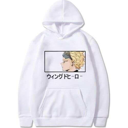Mens Hoodies Hawks My Hero Academia Men Women Pullovers Hoodies Sweatshirts Keigo Takami 90s Anime Hoody Streetwear Tops