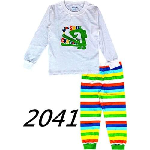 New Baby Boys Girls Pajamas Sets Kids Baby Pajamas Jammies Suit Children Warm Underwear Winter Cartoon Clothes Sleepwear P012