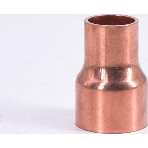 42mm 45mm To 12.7 15 16 19 22 25.4 28.6mm ID 99.9% Copper End Feed Solder Reducer Reducing Fitting Coupler For Air Condition
