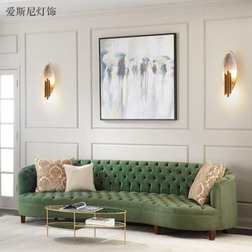 Nordic Wall lamps Modern sconce wall light fixture Stairway LED Light In Post-modern Rustic Antique Edison Glass Spherical Shape