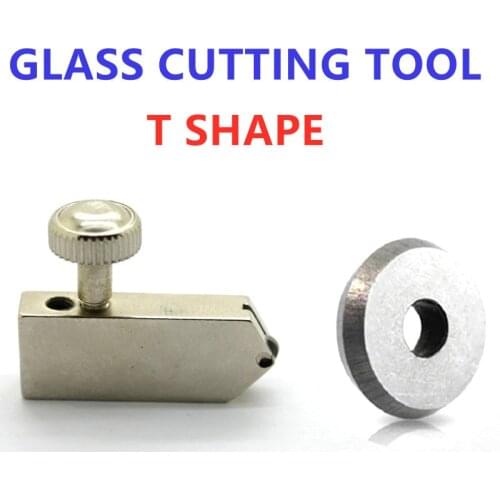 T Shaped Filled Glass cutter tools Head cnc Tungsten carbide cutting wheels Knife for Float Glass mirror Bottle scribing