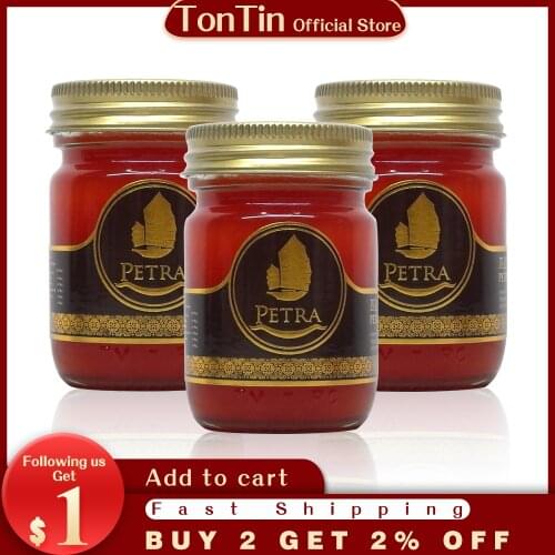 Thailand Tiger Balm PETRA BALM grass ointment for joint knee pain medical plaster pain relax balm relief plaster