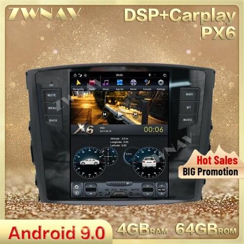 Vertical Tesla screen Android 9.0 Car multimedia Player For MITSUBISHI PAJERO V97 V93 Shogun Montero 2006+ radio stereo headunit