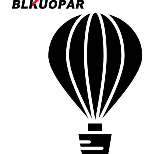 BLKUOPAR for Hot Air Balloon Car Stickers Personality Sunscreen Decals Motorcycle Helmet Windshield Waterproof Vinyl Car Wrap