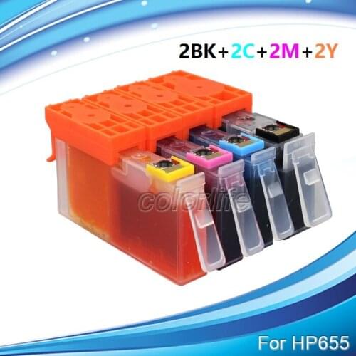 XIMO On sale,hot in Europe and Middle East,8x Ink Cartridges for HP 655 Deskjet 3525 4615 4625 5525 6525 e-All-in-One