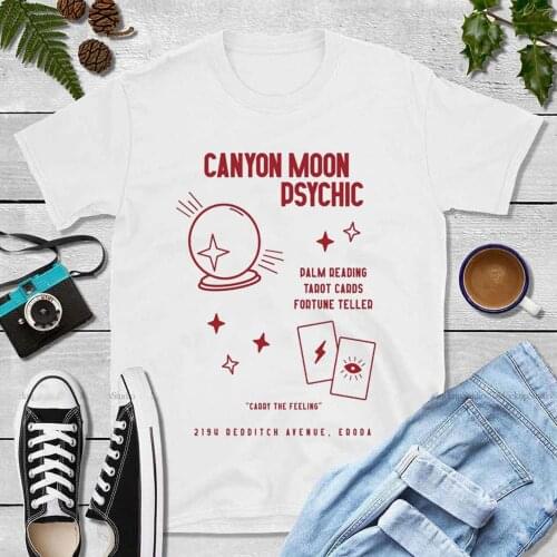 Canyon Moon Print Tops Women T-shirt Casual Ladies Basic O-collar Short Sleeved Women T-shirt Girl,Drop Ship