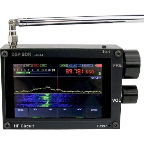 50kHz-2000MHz 3.5 Inch Touching IPS Display Screen SDR Receiver HAM Software Defined Radios Malachite DSP Software Defined Radio