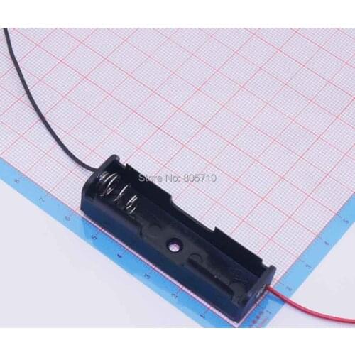 1*AA Battery Holder, for 1PCS AA battery, AA battery holder, 150mm long wire, 100pcs/lot