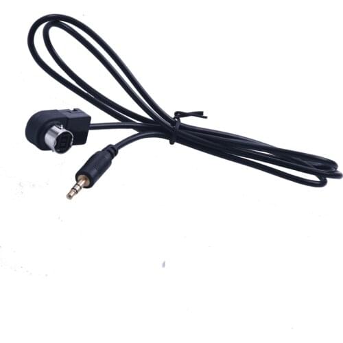 3.5mm Stereo Mini Jack For ALPINE/JVC Ai-NET 4FT 120cm Aux Car Audio Cable Adapter for iPod for iPhone6 MA017-SZ