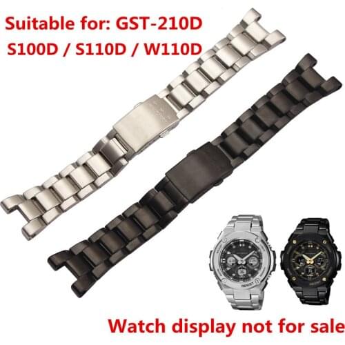 Watch accessories Suitable for G-SHOCK stainless steel strap GST-W300 / 400G / B100 / S310 stainless steel strap replacement