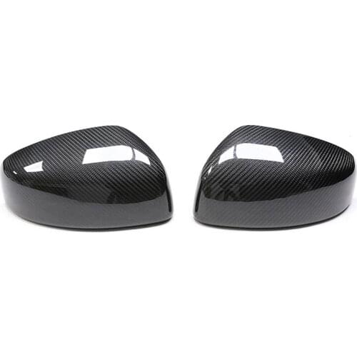 Real Carbon Fiber Side Rearview Mirror Cover Caps For NISSAN 370Z Z34 2009-2019