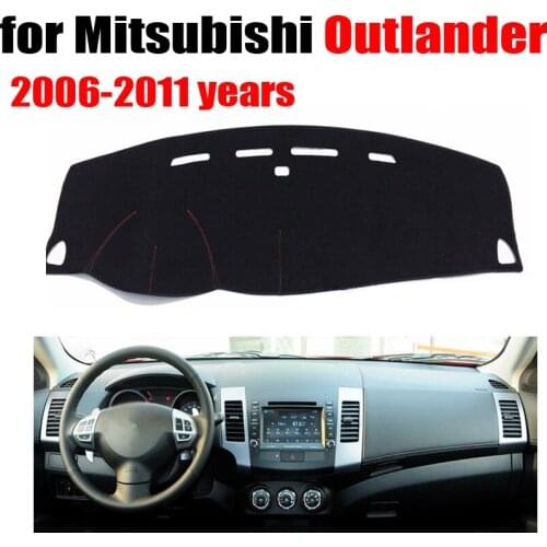 Car dashboard Covers mat For Mitsubishi Outlander 2006-2011 years left hand drive custom dashmat car dash pad auto accessories