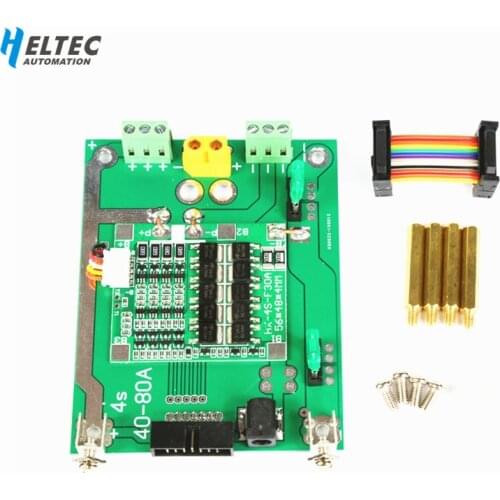 Power bank case 18650 holder 4S bms lithium battery balance circuits 40A 120A diy ebike electric car bicycle 16V battery pack