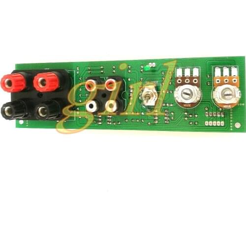 Pure subwoofer front plate low pass filter high level input DIY pre tone balanced input / output board
