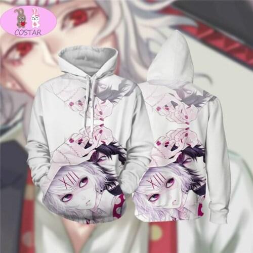COSTAR Anime Tokyo Ghoul hoodie Cosplay kaneki ken men and women sweater Anime costume 3D printing 2020 new