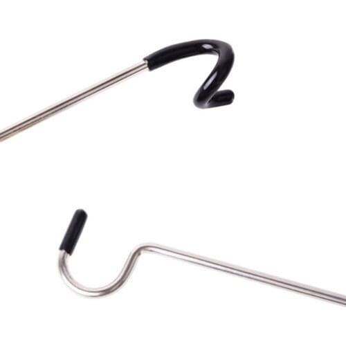 Tent Pole Lamp Holder Hook Camping Lantern Hanger Portable Tent Pole Rear Hook Outdoor Aluminum Alloy Camping Supplies