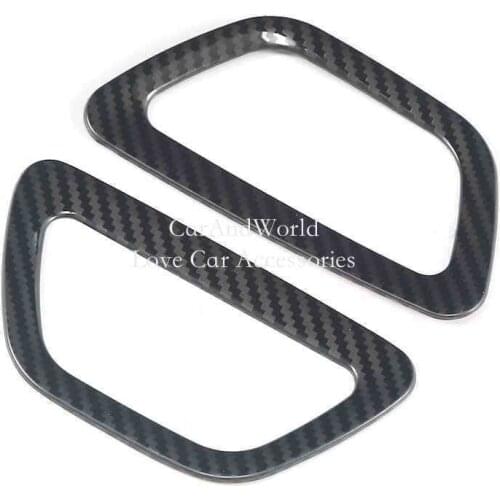 For Changan CS75 2018 2019 Stainless Interior Side Console Air Condition Outlet Vent Frame Cover Trims Car Accessories