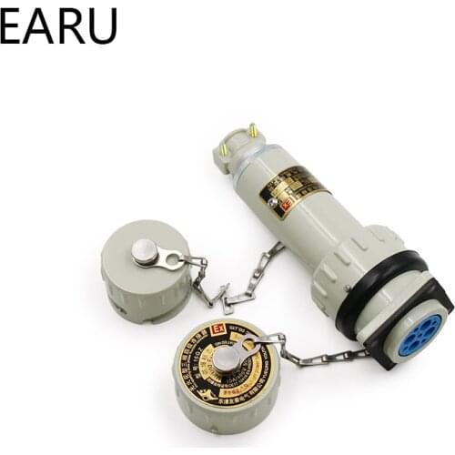 EX Connectors Big Current Heavy Duty Explosion-proof Mount Base Type Circular Aviation Plug Socket 15-200A Waterproof Dust-proof