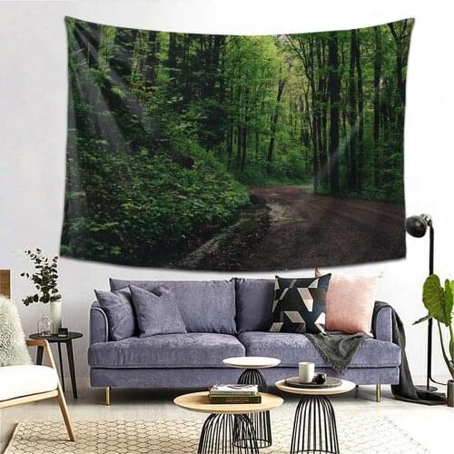 Natural Forest Beautiful Printed Large Wall Tapestry Cheap Hippie Wall Hanging Bohemian Wall Tapestries Mandala Wall Art Decor